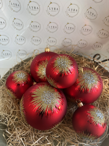 Prskavka červená 10cm Prskavka červená 10cm