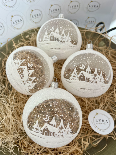 Kostolík 10cm zimní Kostolík 10cm zimní