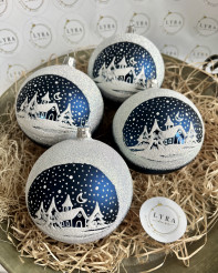 Kostolík 10cm tmavo modrý