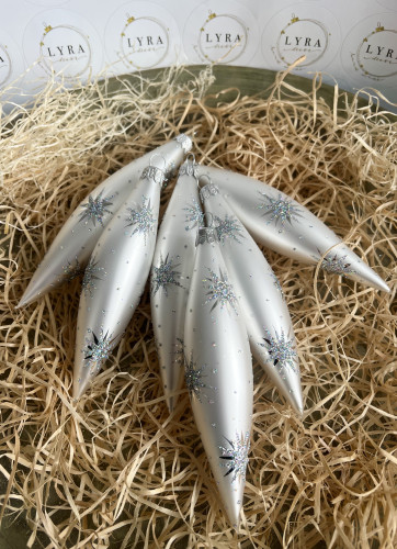 Hviezdičky hologram - rakety 6ks