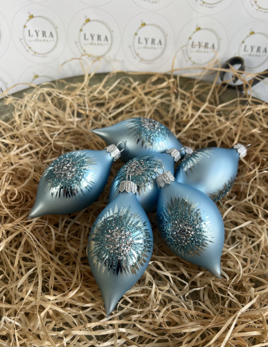 Prskavka svetlo modrá - olivy 6ks Prskavka svetlo modrá - olivy 6ks