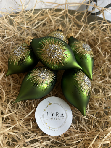 Prskavka zelená - olivy 6ks Prskavka zelená - olivy 6ks