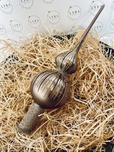 Vianočné lúče hnedá - špice